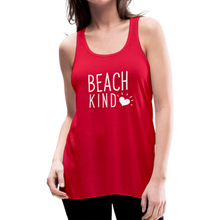 Load image into Gallery viewer, Let&#39;s Beach It &quot;Beach Kind&quot; Flowy Tank Top - red
