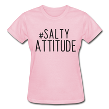 Load image into Gallery viewer, #Salty Attitde Cotton Ladies T-Shirt - light pink
