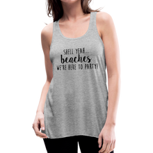 Load image into Gallery viewer, Shell Yeah Flowy Tank Top by Bella - heather gray
