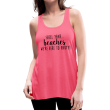 Load image into Gallery viewer, Shell Yeah Flowy Tank Top by Bella - neon pink
