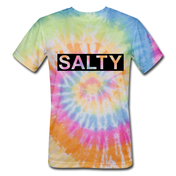 Unisex Tie Dye T-Shirt - rainbow