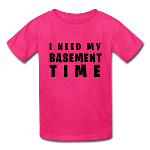 Gamer's Basement Kids' T-Shirt - fuchsia