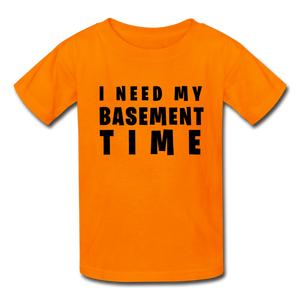 Gamer's Basement Kids' T-Shirt - orange