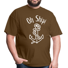 Load image into Gallery viewer, Oh Ship Classic T-Shirt- Boating Around - brown
