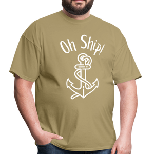 Oh Ship Classic T-Shirt- Boating Around - khaki