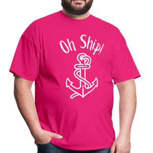Oh Ship Classic T-Shirt- Boating Around - fuchsia