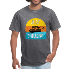 Load image into Gallery viewer, Just Chilling Classic T-Shirt- Boating Around - mineral charcoal gray
