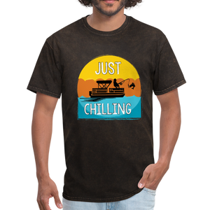 Just Chilling Classic T-Shirt- Boating Around - mineral black