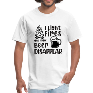 I Make Beer Disappear Classic T-Shirt - white