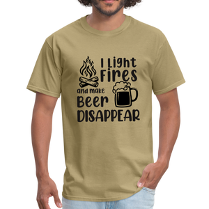 I Make Beer Disappear Classic T-Shirt - khaki