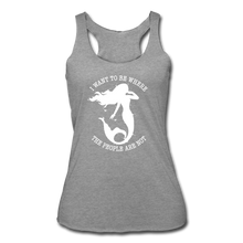 Load image into Gallery viewer, Let&#39;s Beach It &quot;Mermaid&quot; Tank Top - heather gray
