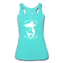 Load image into Gallery viewer, Let&#39;s Beach It &quot;Mermaid&quot; Tank Top - turquoise
