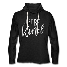 Load image into Gallery viewer, Just Be Kind Lightweight Hoodie-Just For Fun - charcoal gray
