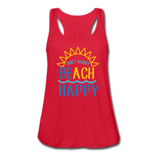 Load image into Gallery viewer, Beach Happy Women&#39;s Flowy Tank Top - red
