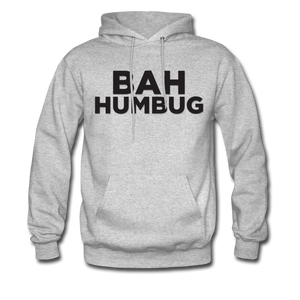 Bah Humbug Hoodie-Tis' The Season - heather gray