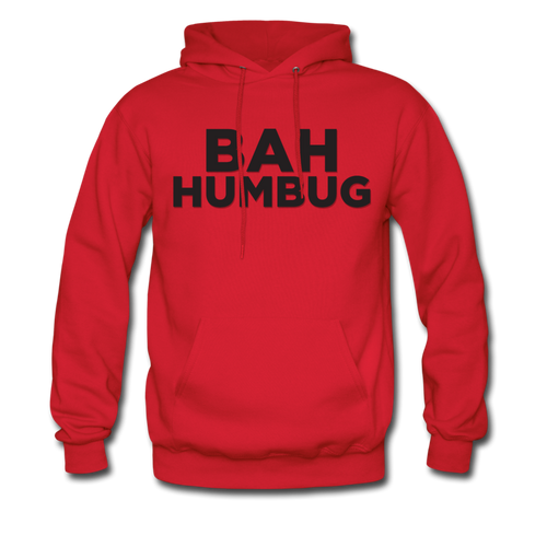 Bah Humbug Hoodie-Tis' The Season - red