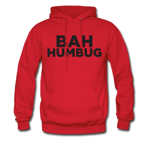 Bah Humbug Hoodie-Tis' The Season - red