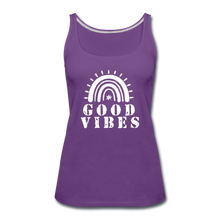 Load image into Gallery viewer, Good Vibes Tank Top-Just For Fun - purple
