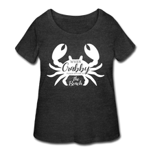 Load image into Gallery viewer, When Crabby Women’s Curvy T-Shirt - deep heather
