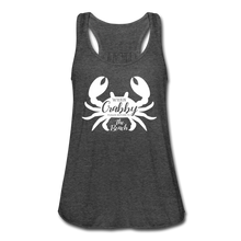 Load image into Gallery viewer, Crabby Flowy Tank Top - deep heather
