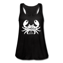 Load image into Gallery viewer, Crabby Flowy Tank Top - black
