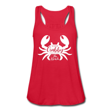 Load image into Gallery viewer, Crabby Flowy Tank Top - red
