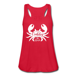 Crabby Flowy Tank Top - red