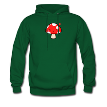Load image into Gallery viewer, Cute Mushroom Hoodie-Just For Fun - forest green
