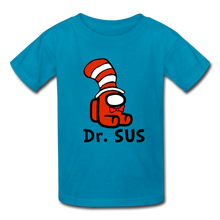 Load image into Gallery viewer, Dr. Sus Kids&#39; T-Shirt- Just For Fun - turquoise
