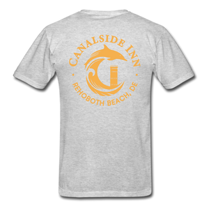 2 Herons Unisex Classic T-Shirt- Canalside Inn Collection - heather gray