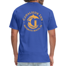 Load image into Gallery viewer, 2 Herons Unisex Classic T-Shirt- Canalside Inn Collection - royal blue
