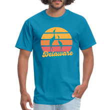Load image into Gallery viewer, 2 Herons Unisex Classic T-Shirt- Canalside Inn Collection - turquoise
