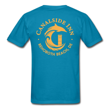 Load image into Gallery viewer, 2 Herons Unisex Classic T-Shirt- Canalside Inn Collection - turquoise
