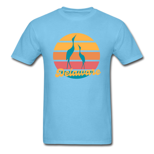 2 Herons Unisex Classic T-Shirt- Canalside Inn Collection - aquatic blue