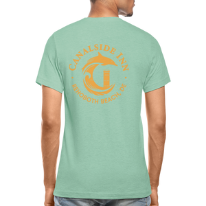 Unisex Heather Prism T-Shirt-Canalside Inn Collection - heather prism mint