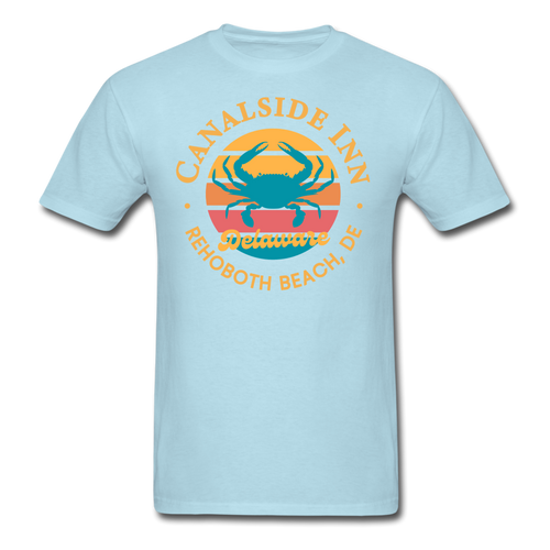 Crab Unisex Classic T-Shirt- Canalside Inn Collection - powder blue