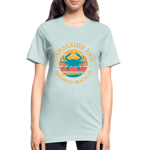 Crab Unisex Heather Prism T-Shirt - heather prism ice blue