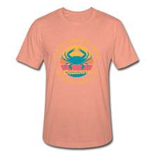 Load image into Gallery viewer, Crab Unisex Heather Prism T-Shirt - heather prism sunset
